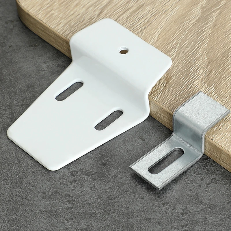 

Bathroom Cabinet Hanger Bracket White Paint Heavy Duty Adjustable Hanging Hardware Installation