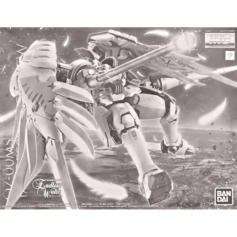 Bandai Original Gundam Model Kit Anime Figure PB MG 1/100 Tallgeese Action Figures Endless Waltz Collectible Toys Gifts for Kids