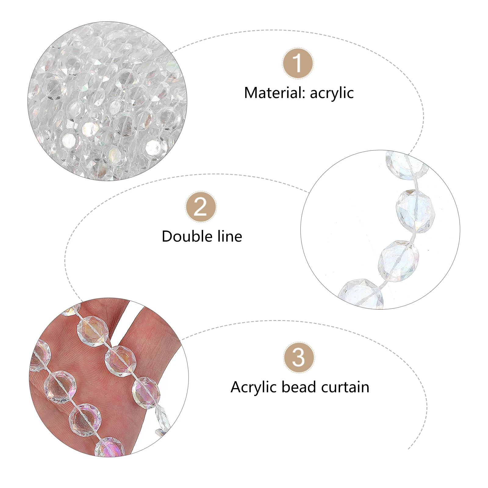 

UFO Wire Beads Nightclub Decoration Metallic Line Wall Lamp Acrylic Table Cloth Hotel