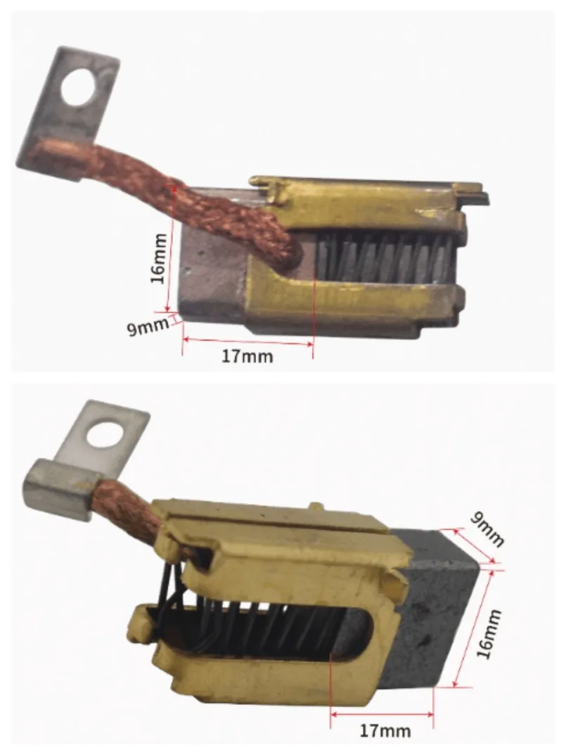 1PC For NOBLIFT Pump Station Motor 2.2KW Carbon Brush Assembly for Forklift  9x16x17