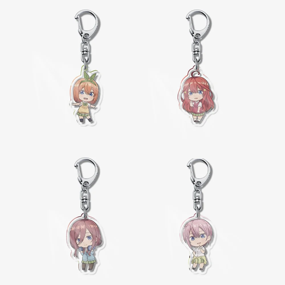 

Anime The Quintessential Quintuplets Season 2 Big Puni Colle! 6cm Acrylic Keychain Yotsuba Nakano Sign Prop Fans Gifts
