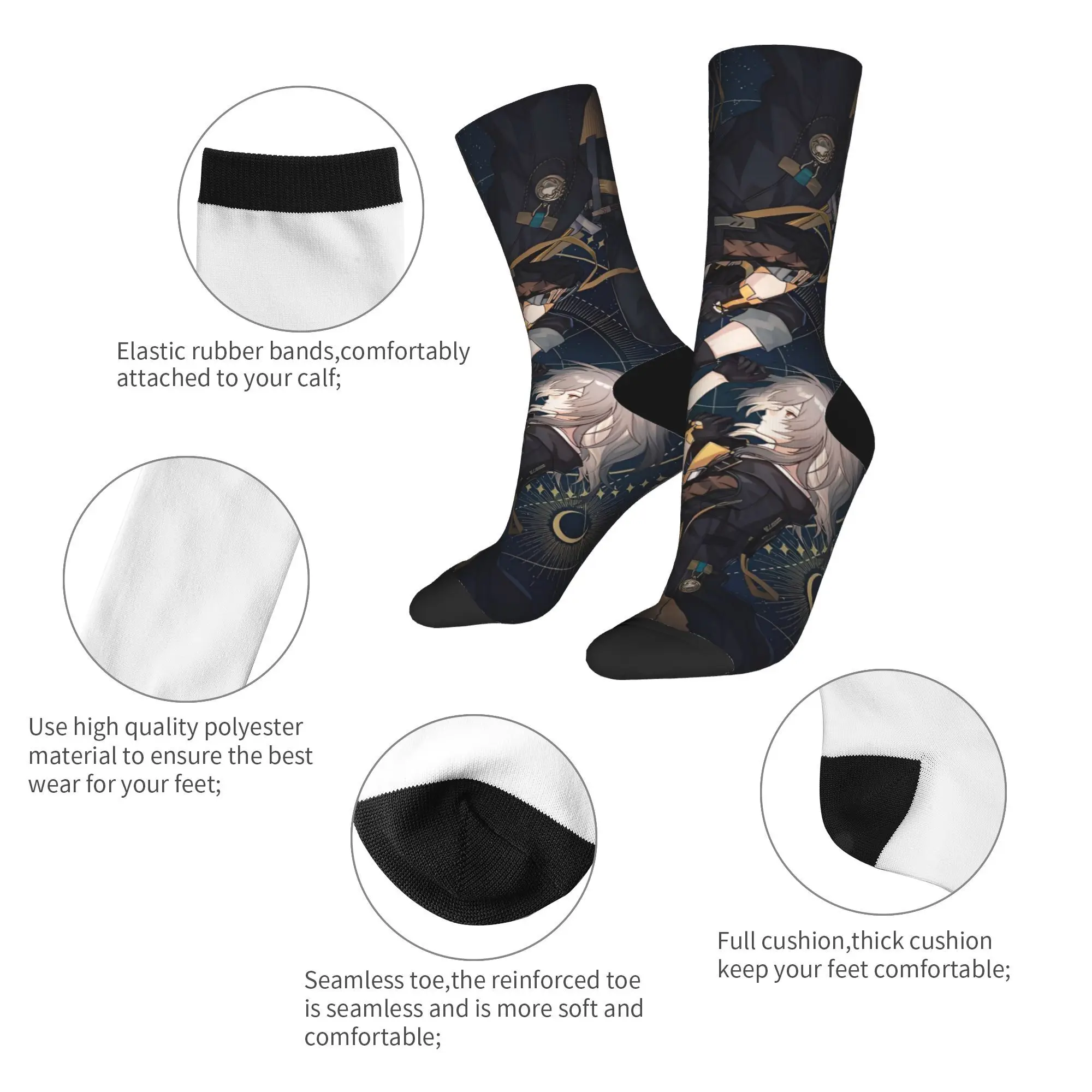 ถุงเท้าลายเกมสตาร์เรล ฮอนไก ดีไซน์เก๋ ถุงเท้ากันลื่น สำหรับผู้ใหญ่ ผู้ชาย คุณภาพสูง ถุงเท้าแฟชั่นฤดูใบไม้ร่วง ถุงเท้าสำหรับกิจกรรมกลางแจ้ง