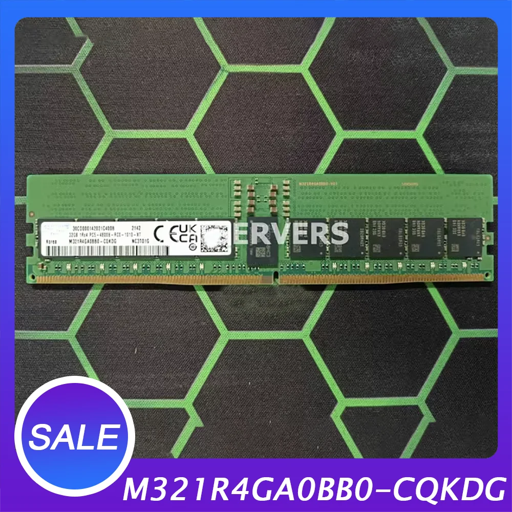 

1PCS server memory 32G 1RX4 PC5 4800B ECC REG M321R4GA0BB0-CQKDG