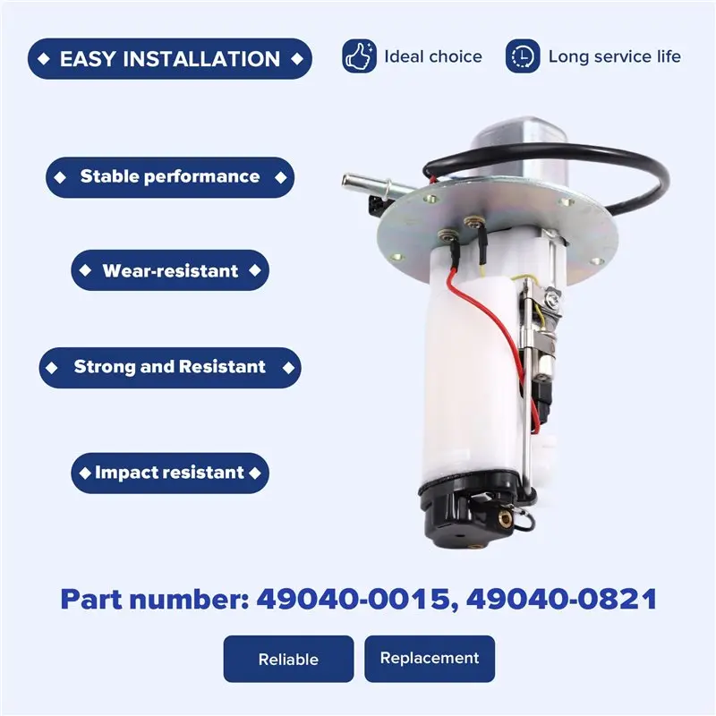 49040-0015 Motorcycle Fuel Pump Assy Fits For Kawasaki Vulcan 900 VN900 2006-2014-T48C