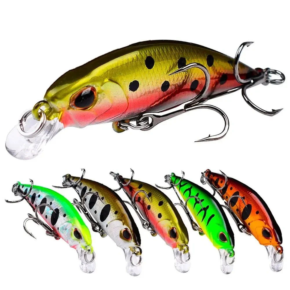 

Minnow Bass Fishing Lures Sinking Lure Set Hard Baits Crankbait For Trout Musky Bluegill Fishing Plug 5.3cm/4.6g