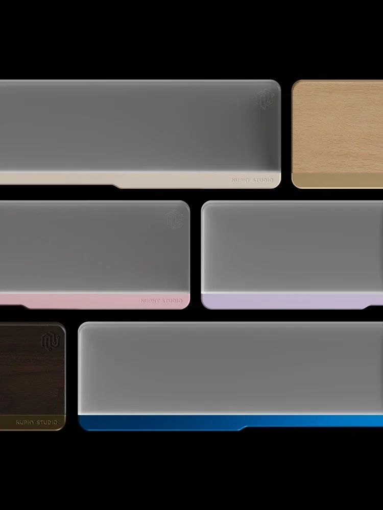 For NuPhy Twotone Mechanical keyboard acrylic wood aluminum alloy hand support wrist pad wrist palm support compatible with Gem
