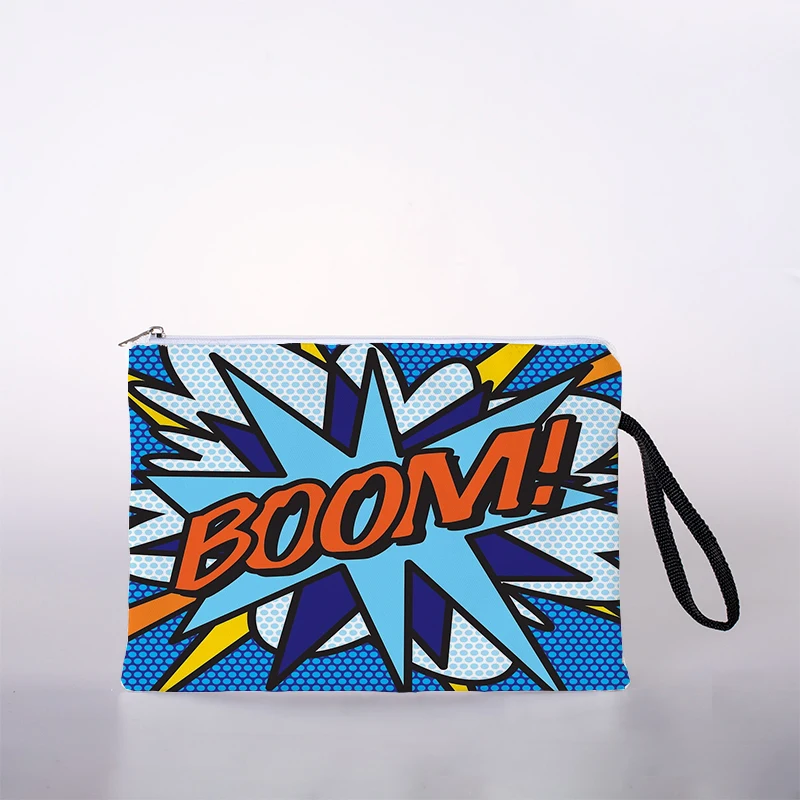 Beliebte Damen-Kosmetiktasche mit Pop-Print, niedlich, lässig, für Reisen, tragbare Aufbewahrung, Handtasche, Kosmetiktasche, Kulturbeutel