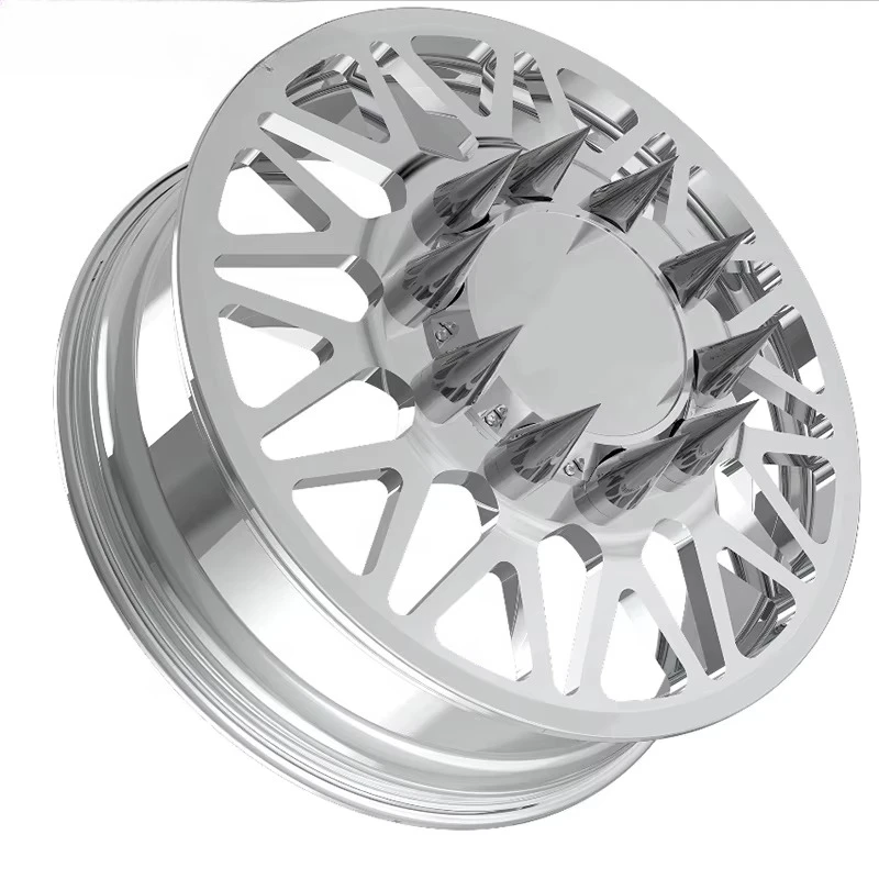 

Forged 22 24 26 28 30 OEM 8x100 10x200 Polished Black Forged Dual Wheel Truck Rim Wheels