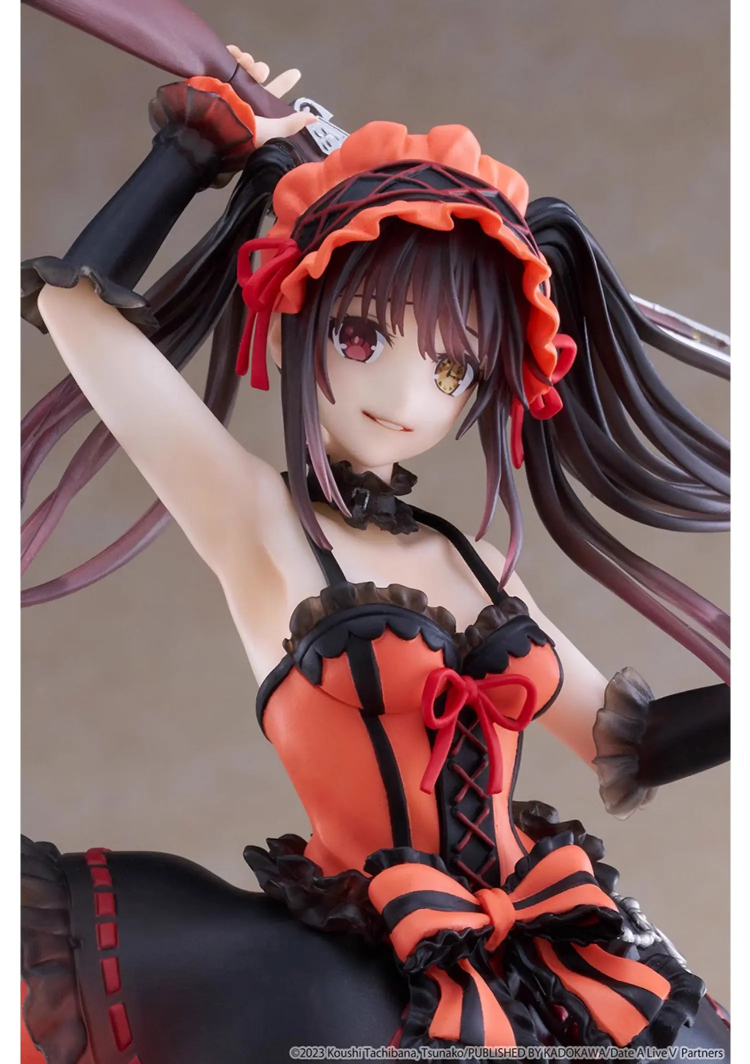 In Stock Original TAITO AMP DATE A LIVE Tokisaki Kurumi PVC Anime Figures Action Figure Model Toys Christmas Gifts