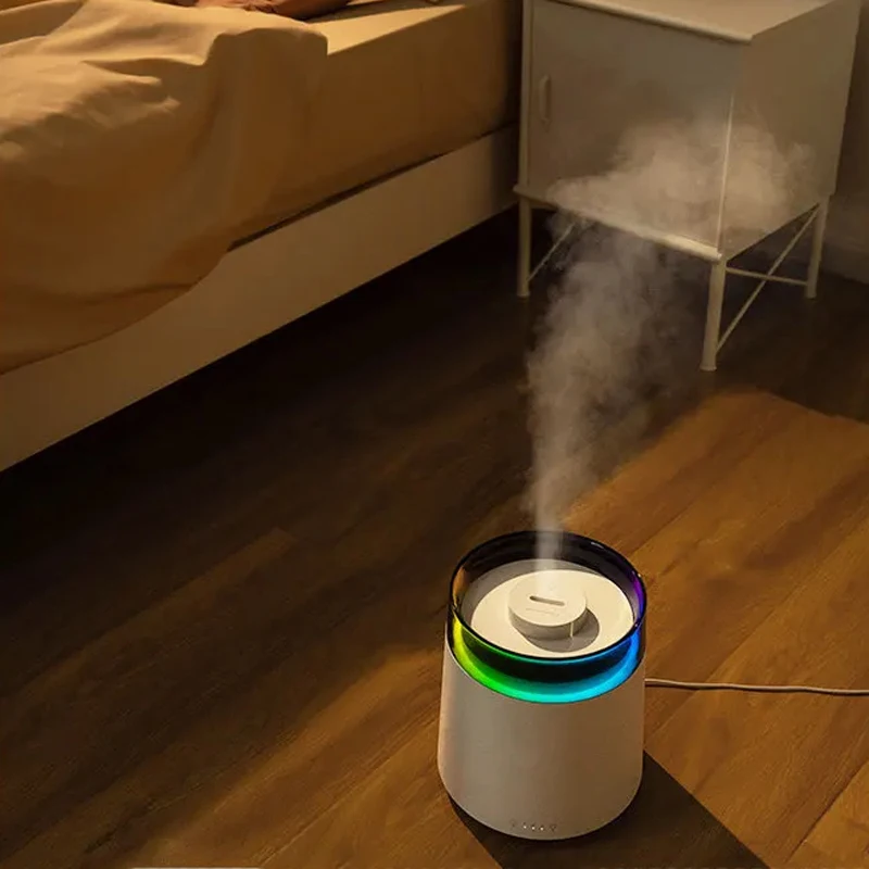 3L موزع الزيوت العطرية الكهربائية مع الضوء المحيط الملون رائحة المرطب 3 سرعات رذاذ ترطيب هادئ للمكتب المنزلي