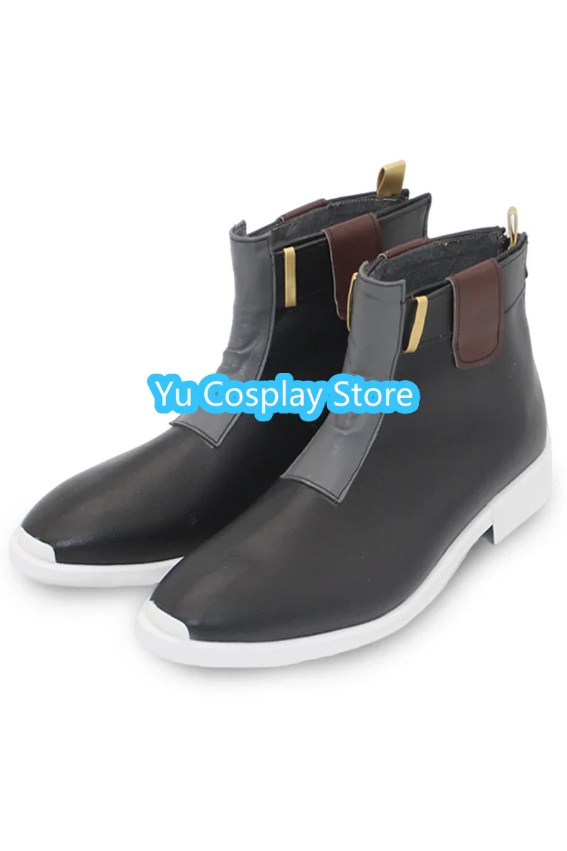 Chaussures de Cosplay en Cuir PU sur Mesure pour Fille, Bottes de Carnaval d'Halloween, Accessoire de Cosplay