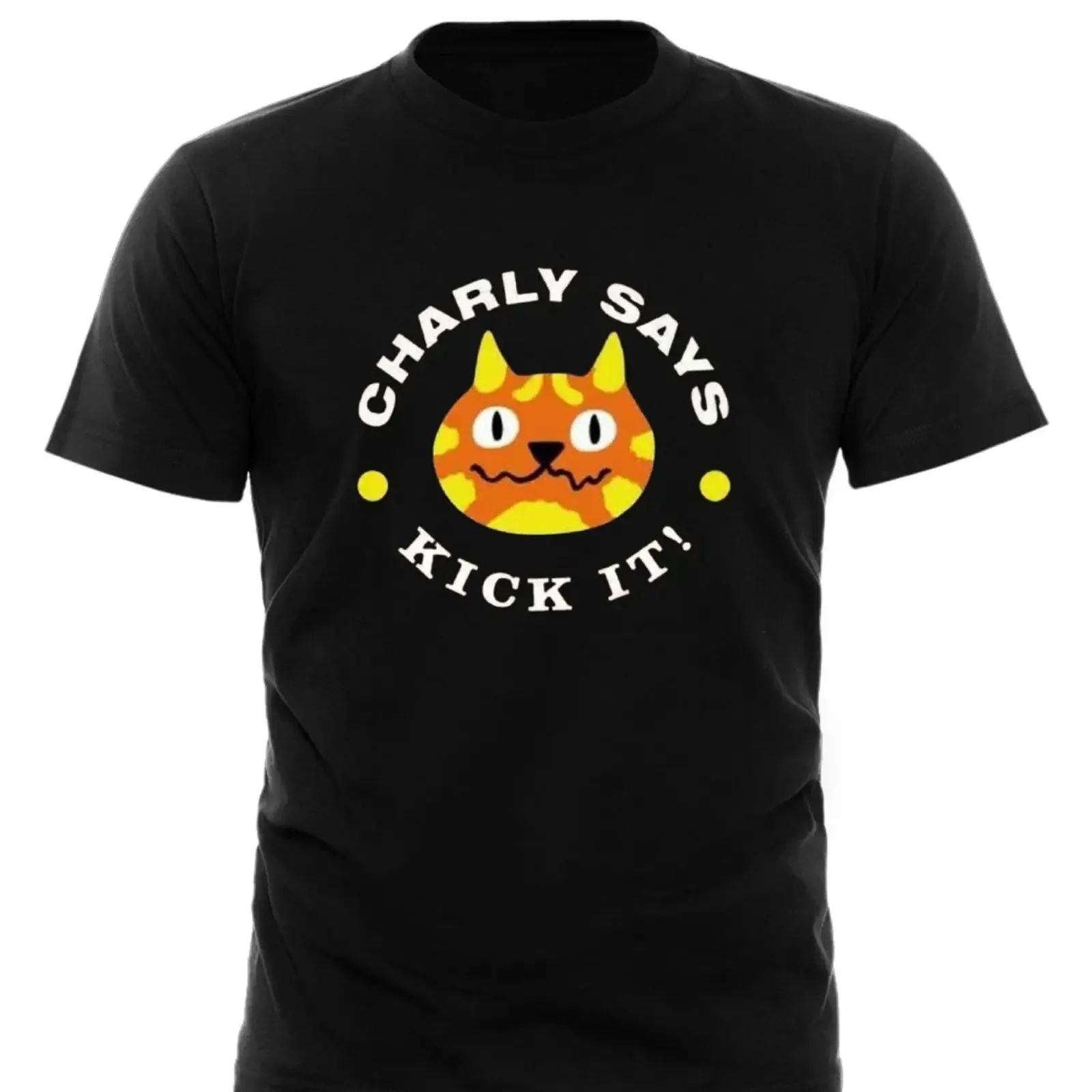 Charly Says Kick It Rave t shirt Fantazia Flyer Dreamscape Vintage The Prodigy vintage Washed Breathable Comfortable Slightly