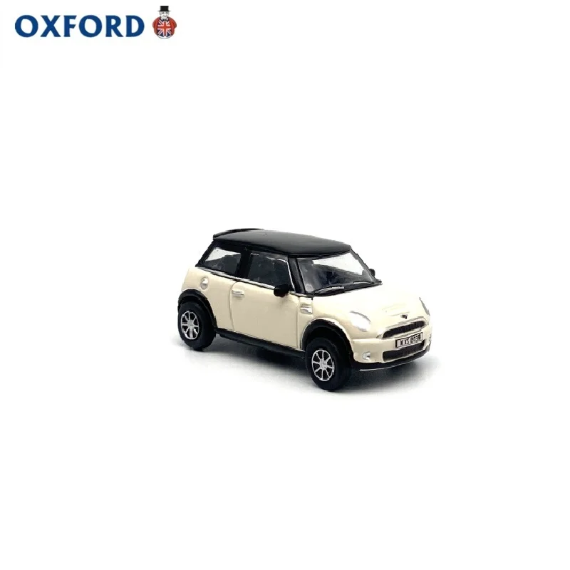 OXFORD-Modèle de voiture de simulation Mi-ni, alliage blanc, quantité limitée, 1:76