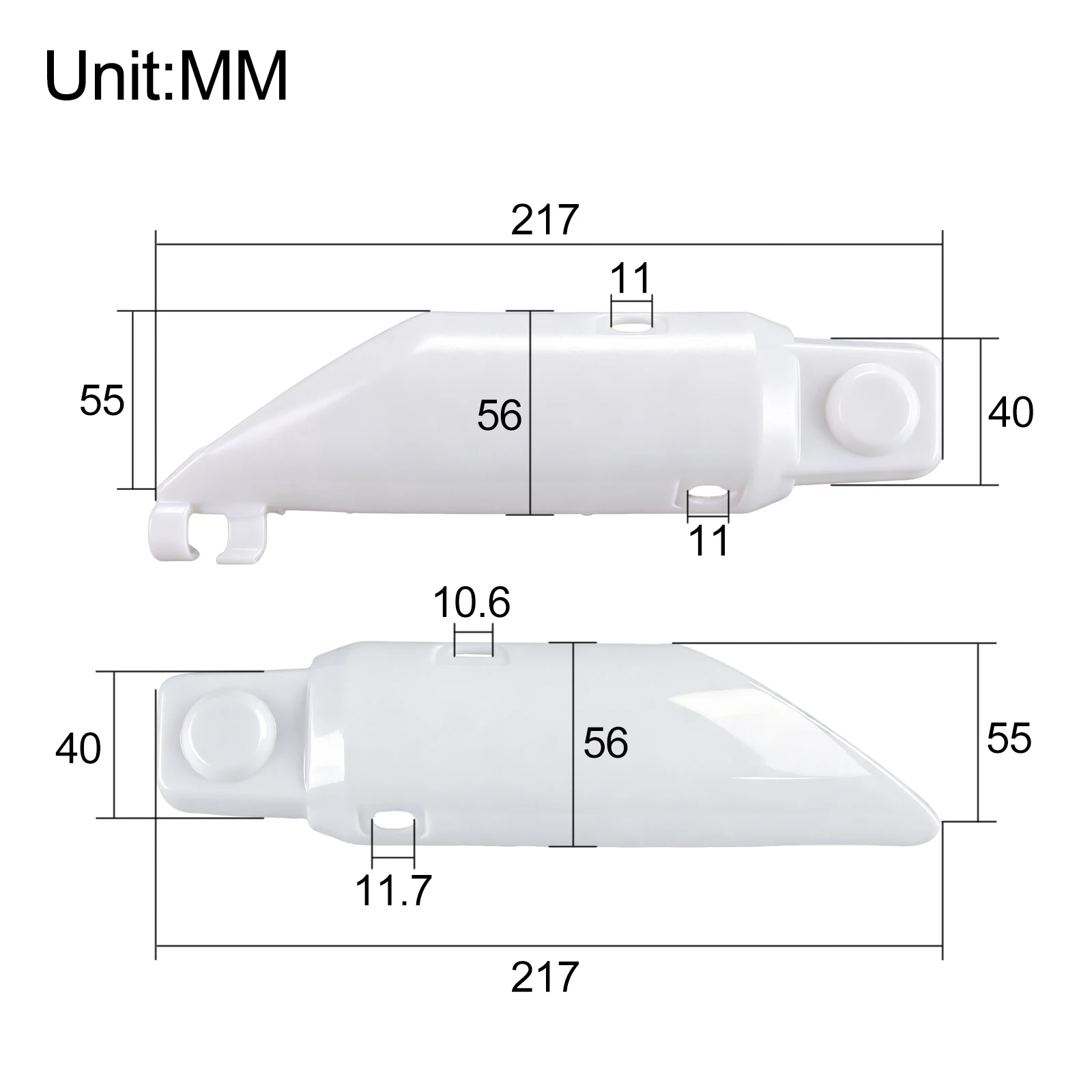 White Front Fork Guard Suspension Cover Plastic Fender for Honda XR50 CRF50 XR CRF 50 Dirt Bike Off-Road Motocross Accessories
