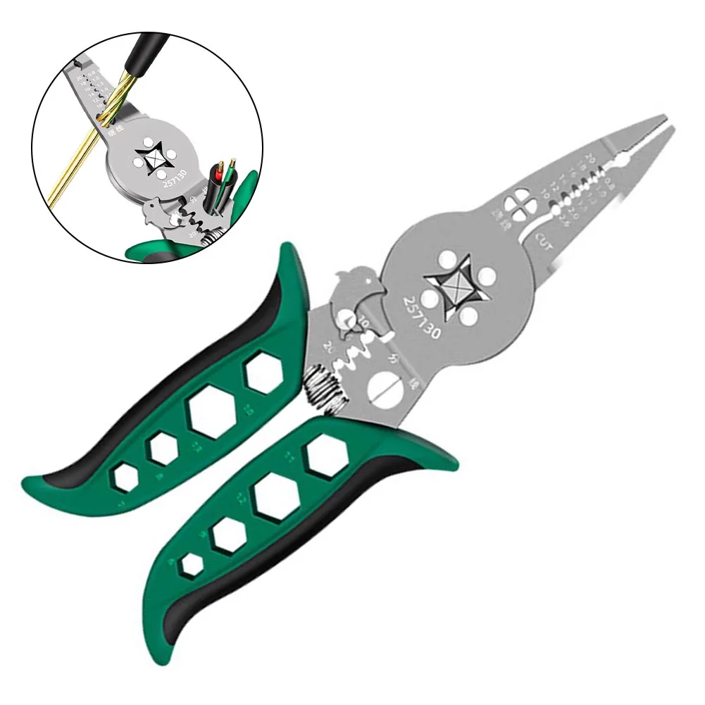 

Crimping Pliers And Wire Stripping Pliers Crimping Pliers Heavy-Duty Wire Stripper & Crimping Tool Ergonomic Multi-Functional