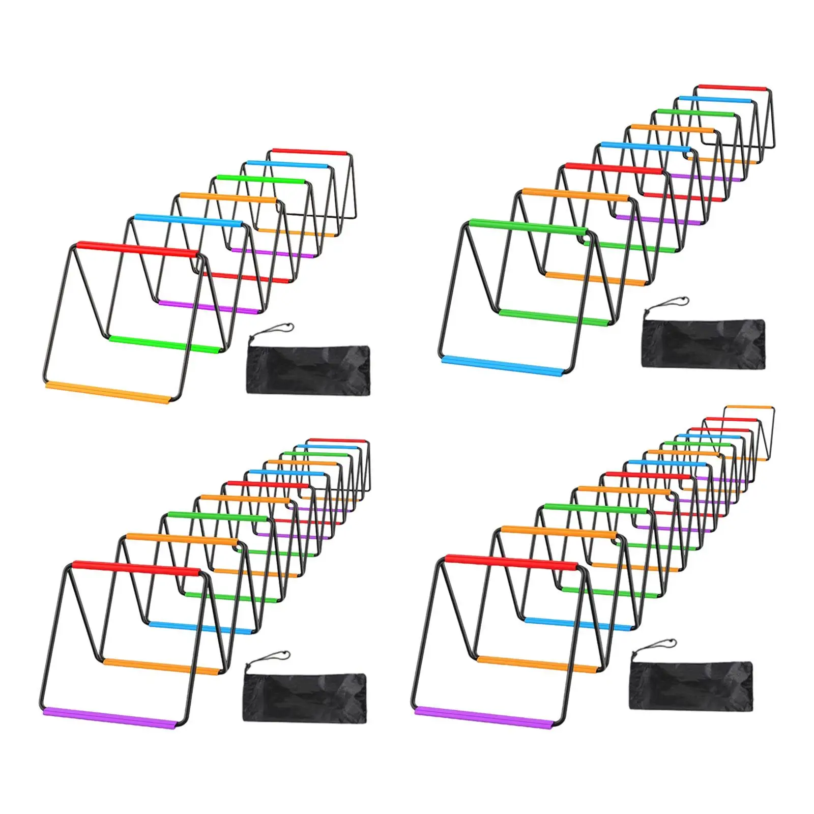 

Agility Ladder Jumping Hurdles for Kids Adults, Multipurpose Football Footwork Speed Ladder for Rugby Outdoor Sports