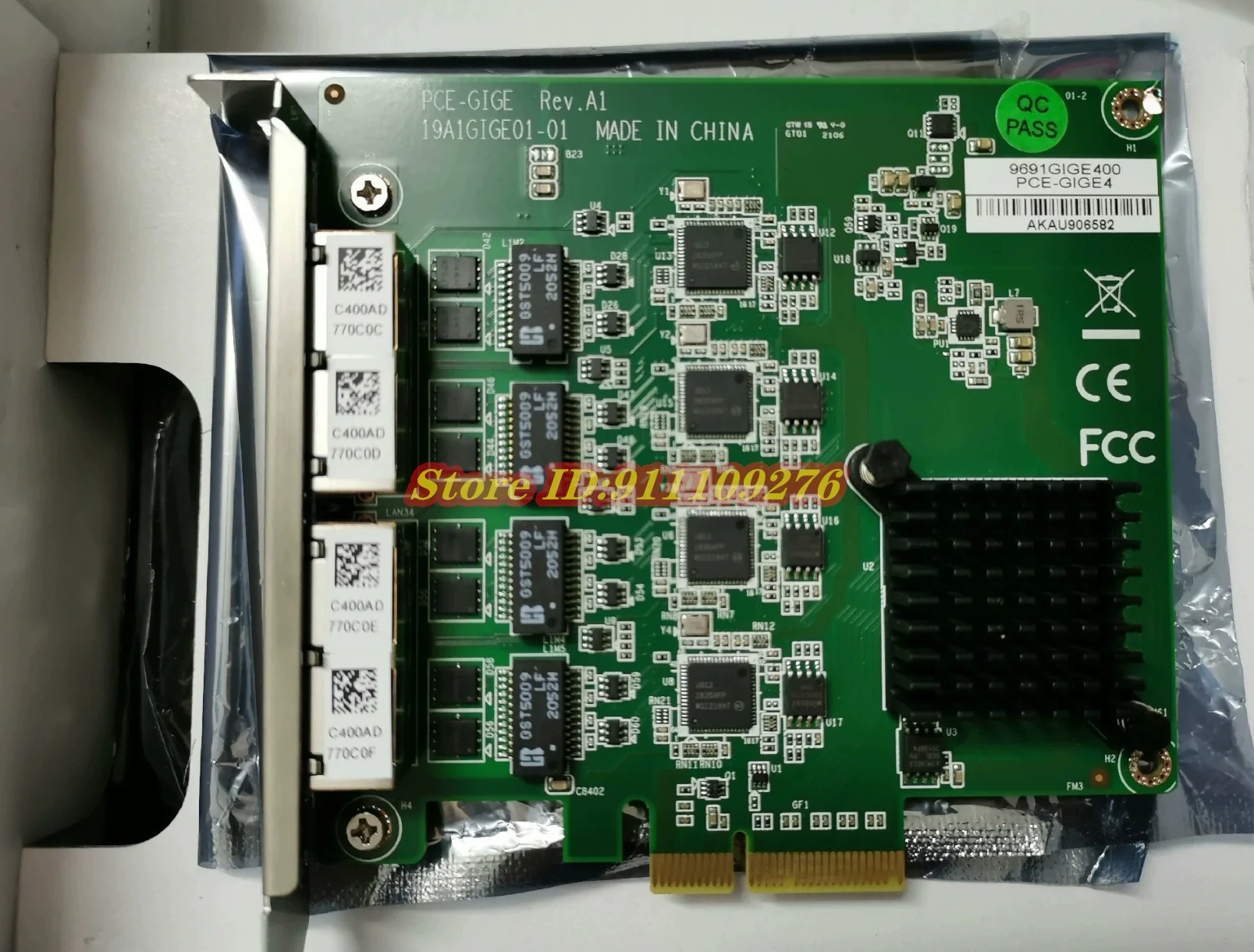 

PCE-GIGE для Ethernet-карты Advantech с 4 портами GbE (PCIex4), PCE-GIGE4, PCE-GIGE4-00A1