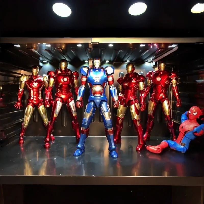 Actionfiguren der Infinite Legend Series Blind Box-Montagemodell – männliche Zeichen, einschließlich Iron Man und Spider-Man von Avengers