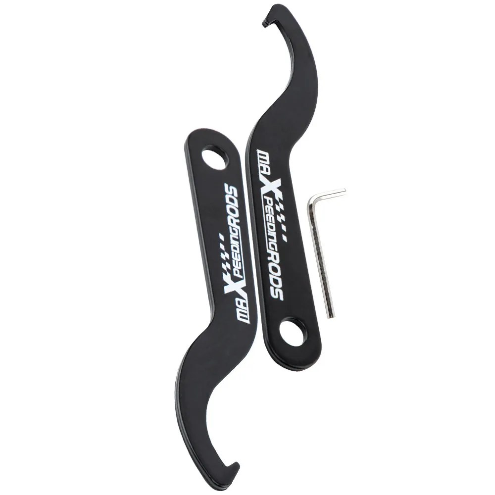 2x Coilover Adjustment Tool Spanner Wrench for Aftermarket Coilover Steel Black