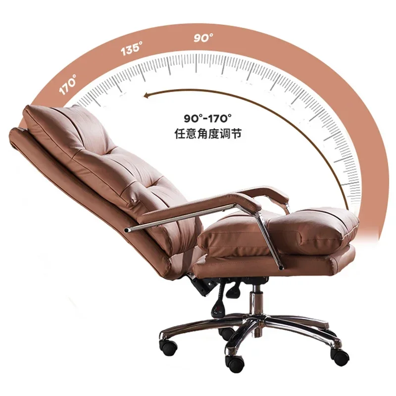 

Дизайнерское кресло с откидной спинкой, стулья для гостиной, вращающееся кресло для спальни, компьютера, релаксации, регулируемое по высоте офисный стол, шезлонг для ленивого