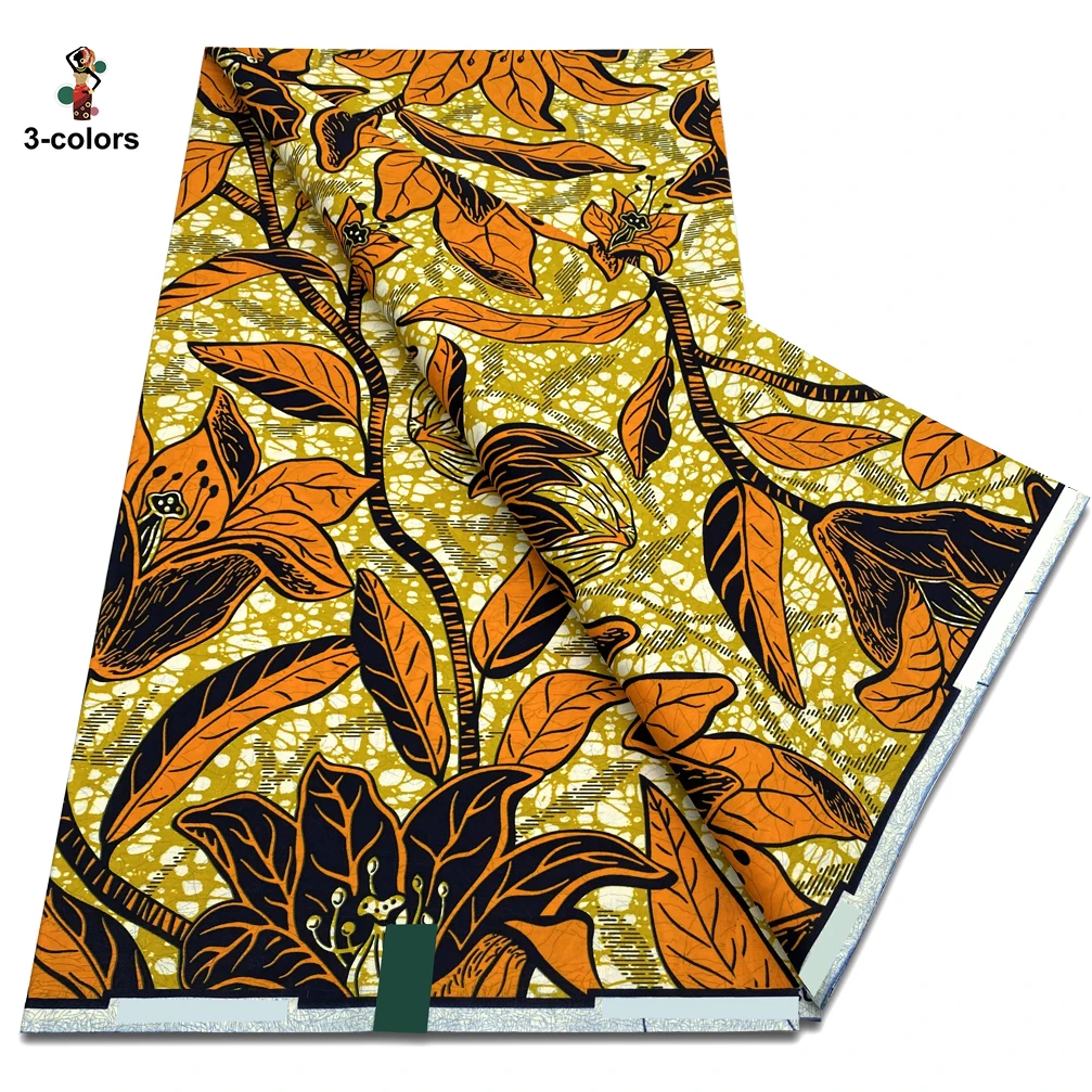 2025 Gegarandeerd echte originele Afrikaanse waxprintstof Echte Nigeriaanse 100% katoen Ankara Waxstof Zachte Pagne Spuer Batik