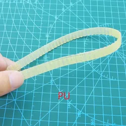 2Pcs 1.5M *110/115/118/120T Timing Belt Width 10mm PU Synchronous belt Drive Belt