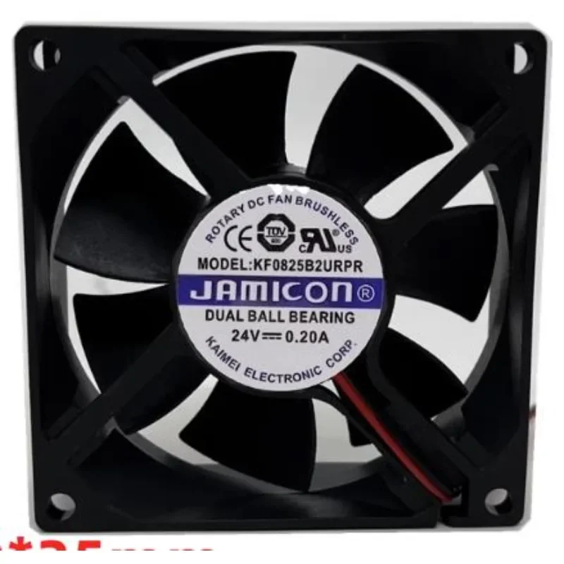 

New CPU Fan for JAMICON KF0825B2URPR 24V 0.20A Inverter Cooling Fan 8CM 8025 80x80x25mm