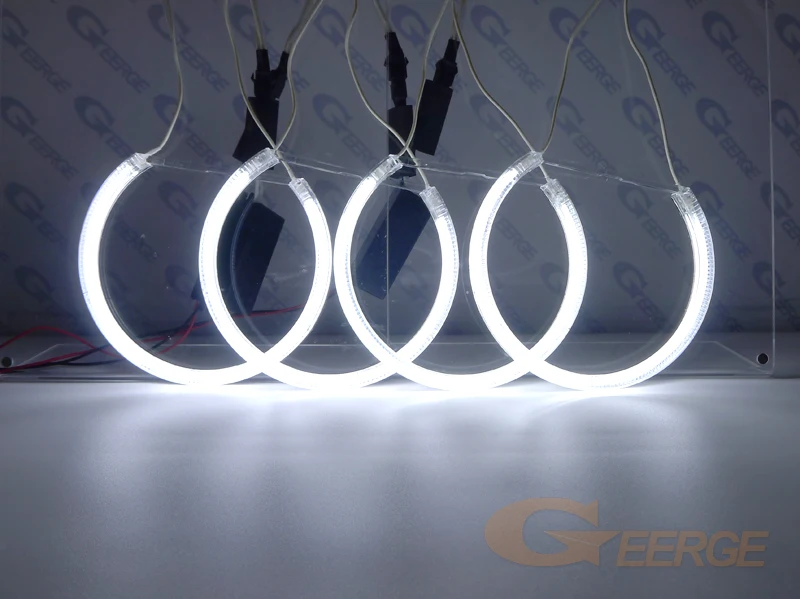 For BMW E36 3 Series With Euro Headlights 1992 - 1998 Excellent Ultra Bright CCFL Angel Eyes Kit Halo Rings