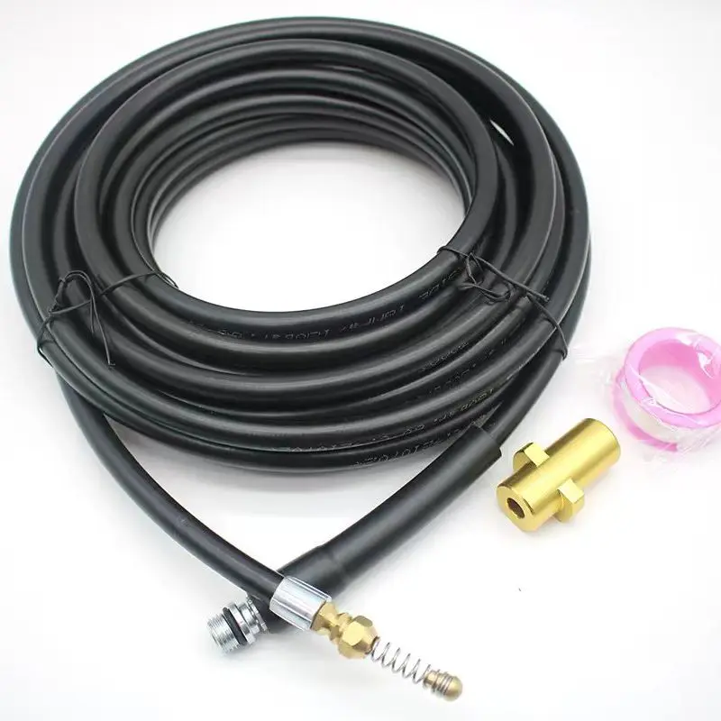 Sewer Drain Water Cleaning Hose Pipe Cleaner Kit with Adapter For Karcher K2 K3 K4 K5 K6 K7Pressure Washers nozzle car wash hose