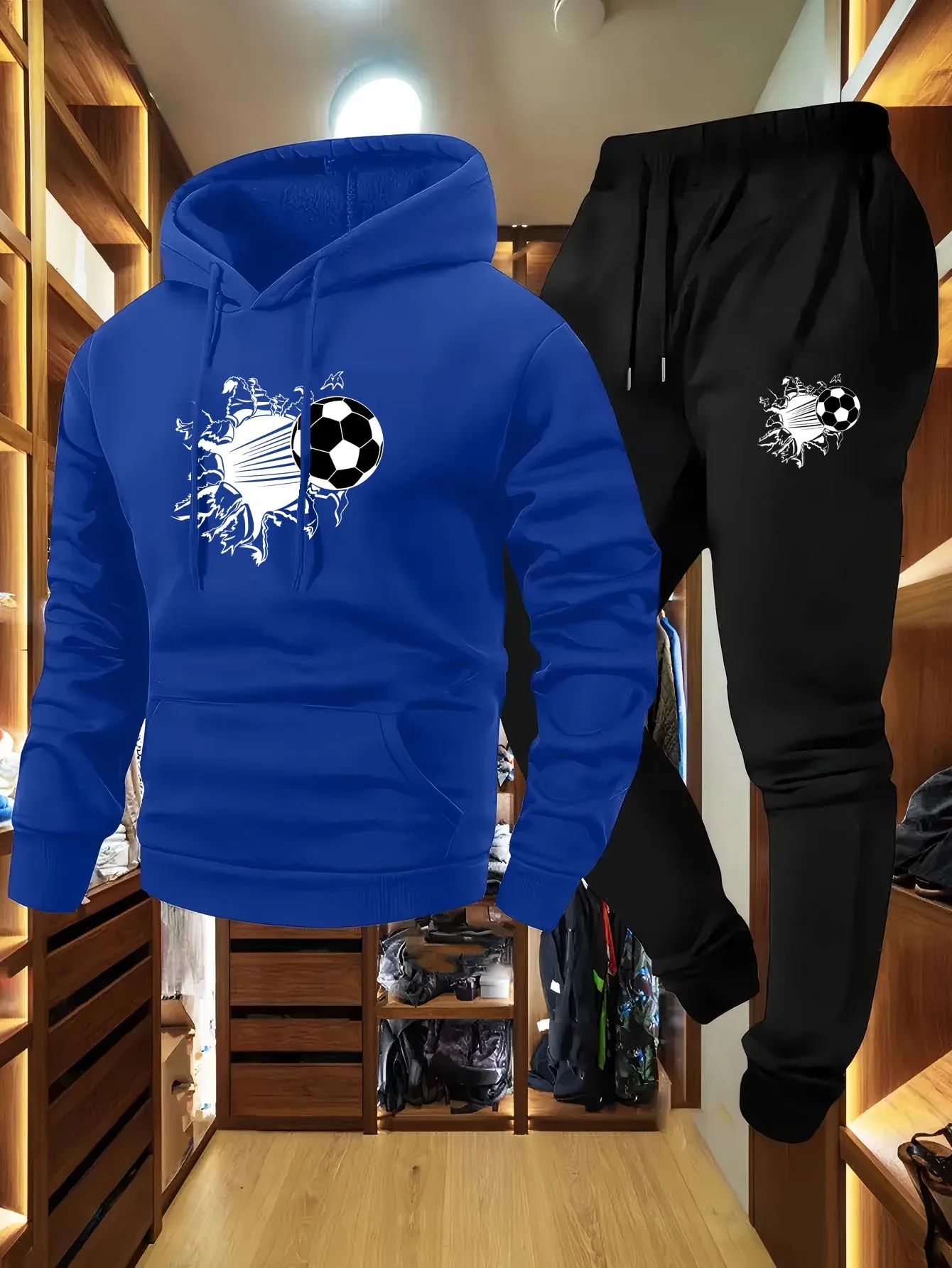 2026 جديد الربيع والخريف ملابس رياضية مقنعين ملابس رياضية موضة ملابس رياضية مقنعين ملابس غير رسمية وسراويل 2 في 1