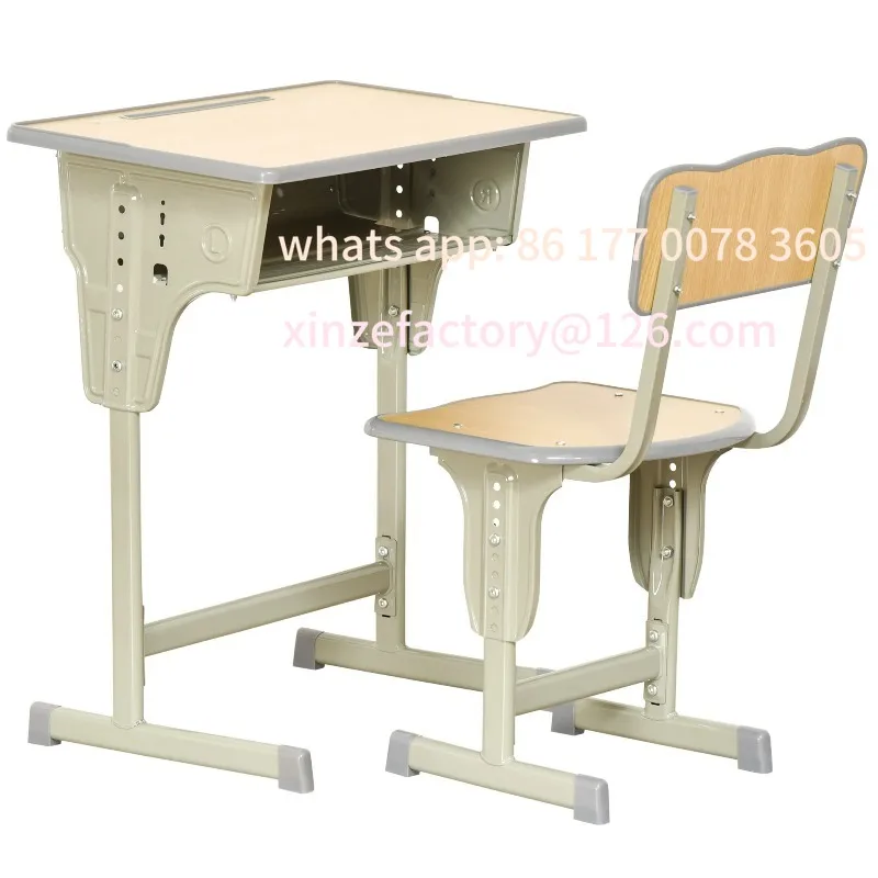 

Customizable Desk and Chair Set for Children +6 Years Natural