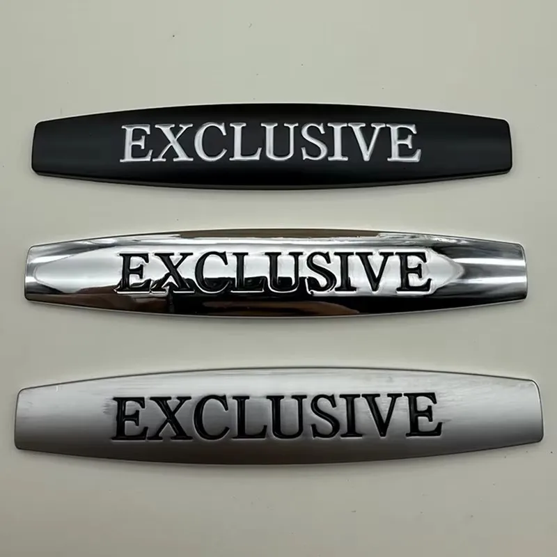 3d Metal Exclusive Badge Car Fender Trim Emblem Logo Decal For G Class A Class Exclusive Sticker Accessories