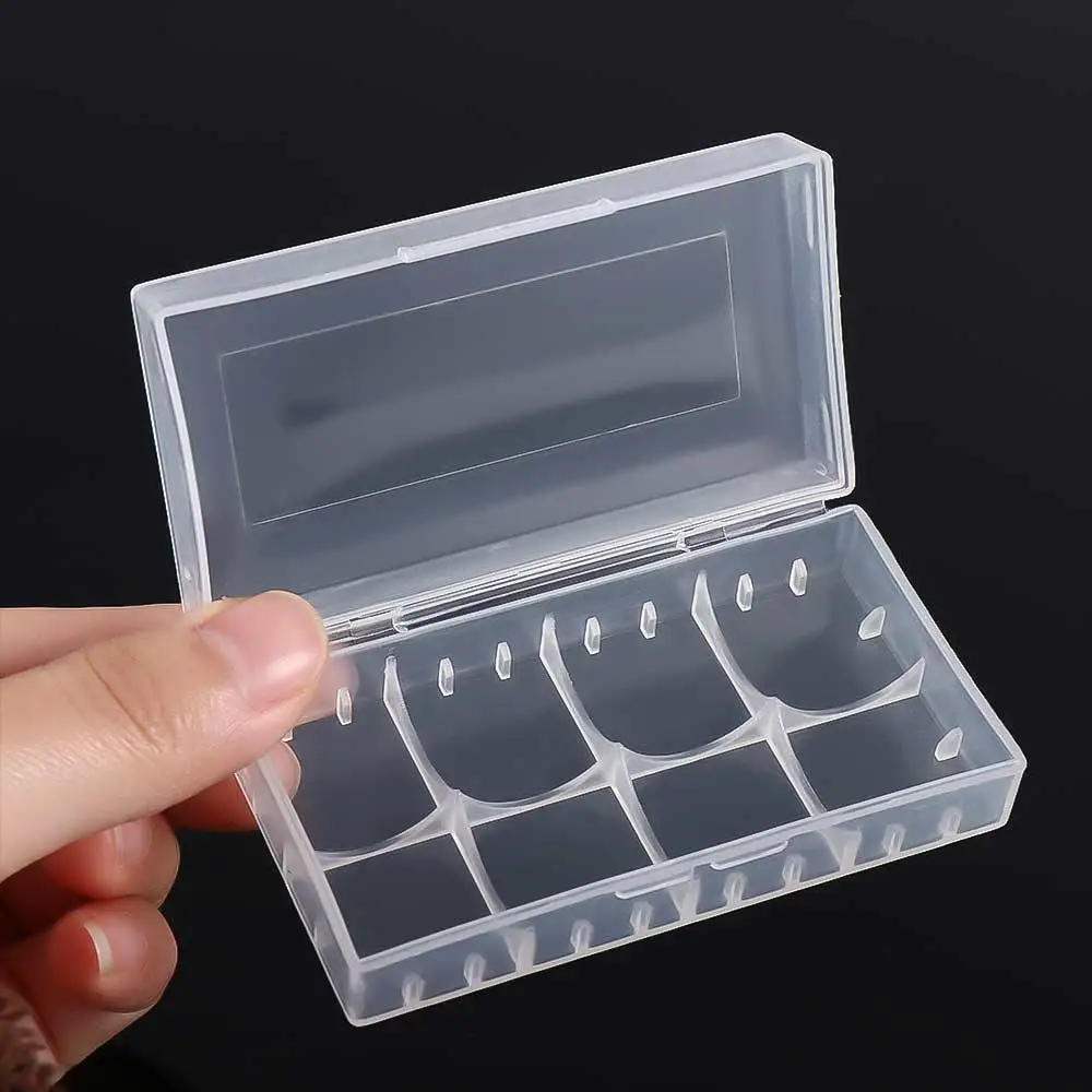

4pcs Transparent Plastic Storage Box Power Bank Cases Battery Box Batteries Container Battery Storage Boxes Battery Holder