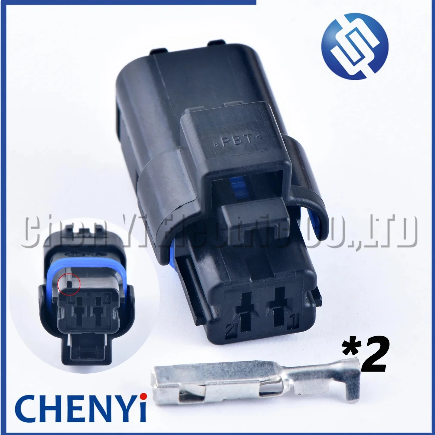 2 Pin auto waterproof connector Water temp sensor headlight Solenoid valve plug 211PC022S0149 10820158 for Peugeot Citroen