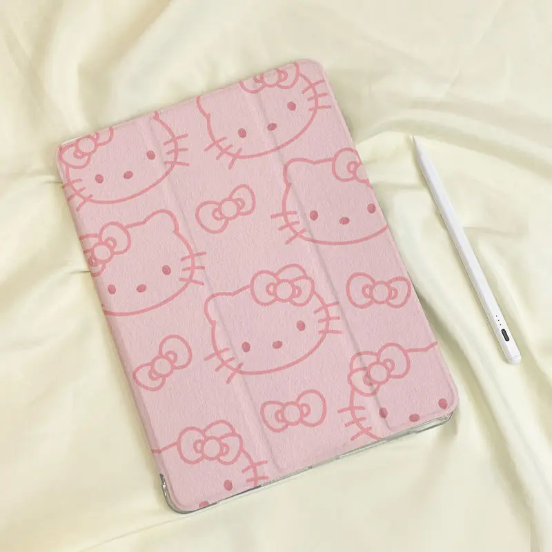 

Hello Kitty IPad Case 2022 for 10/9/Air 5/4, Girls Cartoon Shockproof Cover Mini 5 10.9