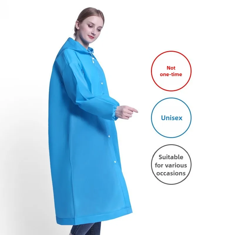 الجملة جاهزة للشحن غير واحدة المضادة للرياح والحرارية كامل الجسم الكبار معطف واق من المطر ، سميكة إيفا معطف بالجملة المعطف #3