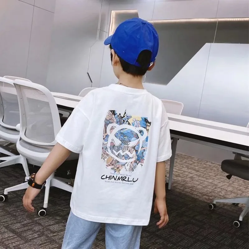 

Футболки для мальчиков 10-12 лет, для подростков, одежда для детей