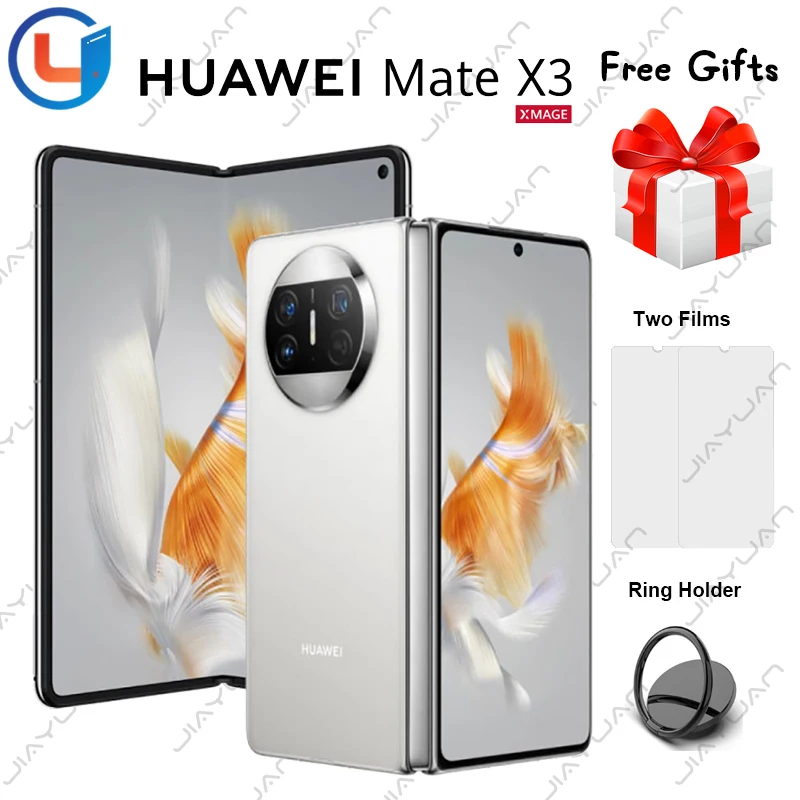 

Original Huawei Mate X3 4G Folded Screen 4G Mobile Phone 7.85" Kunlun Glass Snapdragon 8+ Gen 1 HarmonyOS 3.1 4800mAh Smartphone