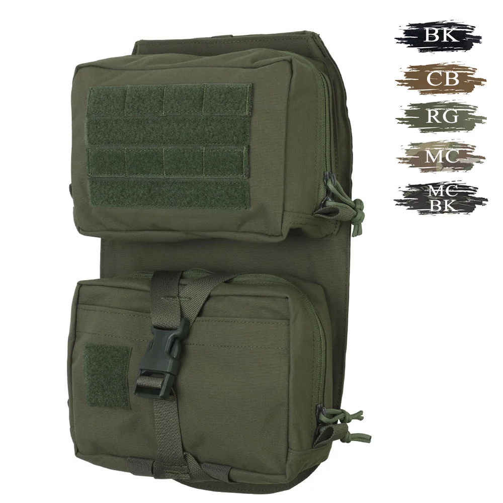 

Magic Tape Beetle Back Plate Removable First Aid Pouch Plate Carrier Compatible Hunting Accessories Quick-Attach Design