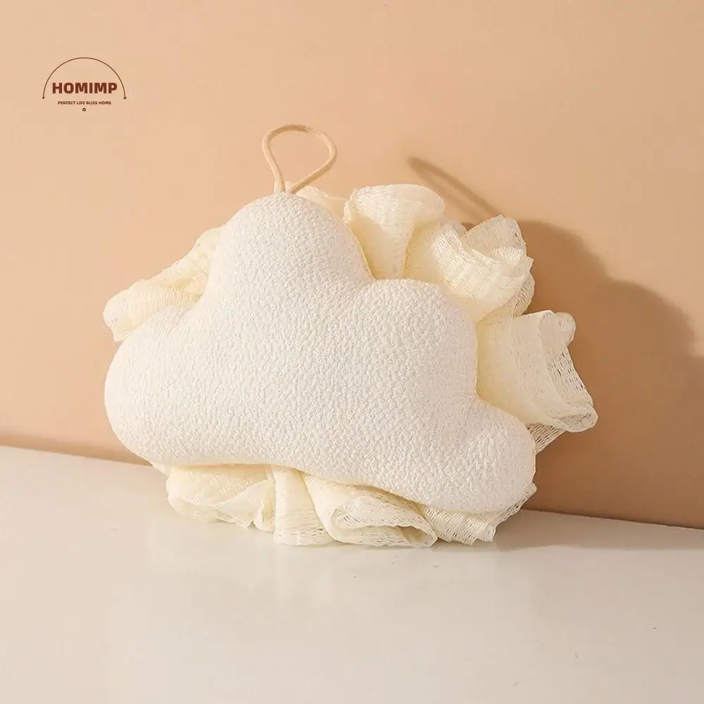 

2Pcs Fashion Double-sided Star Bath Ball Non-loose High-grade Back Massage Foam Net Super Soft Chemical Fiber Cloud Scrub Towel