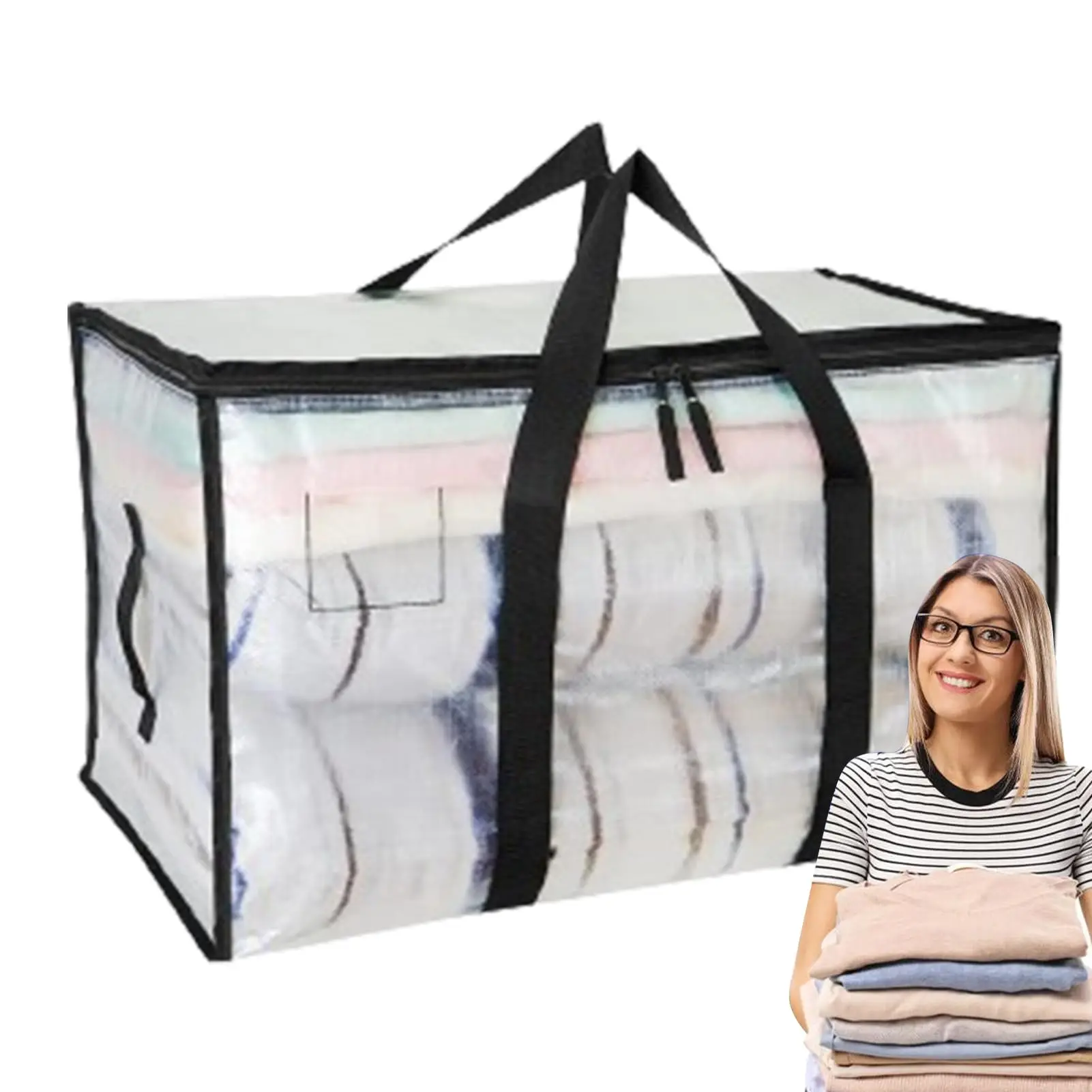 

Бытовая складная влагостойкая сумка для хранения, пуховик и хлопковое одеяло, сумка для хранения большой емкости