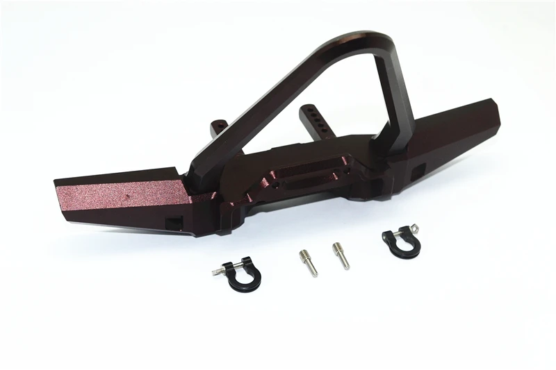 المصد الأمامي من الألومنيوم GPM مع حلقات على شكل حرف D (تصميم مدبب) 1/10 TRX4 DEFENDER TRAIL CRAWLER-82056-4 #1