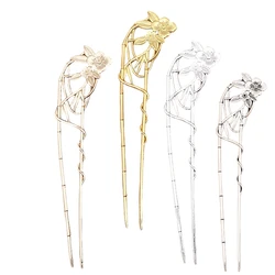 BoYuTe Metal Alloy Hairpin Hair Stick Materials Handmade DIY Jewelry Accessories and Components Wholesale