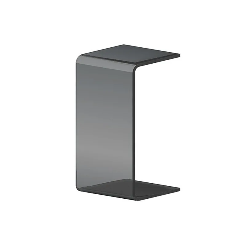 

Side sofa small side table suspension simple living room coffee table Nordic bedroom transparent corner table