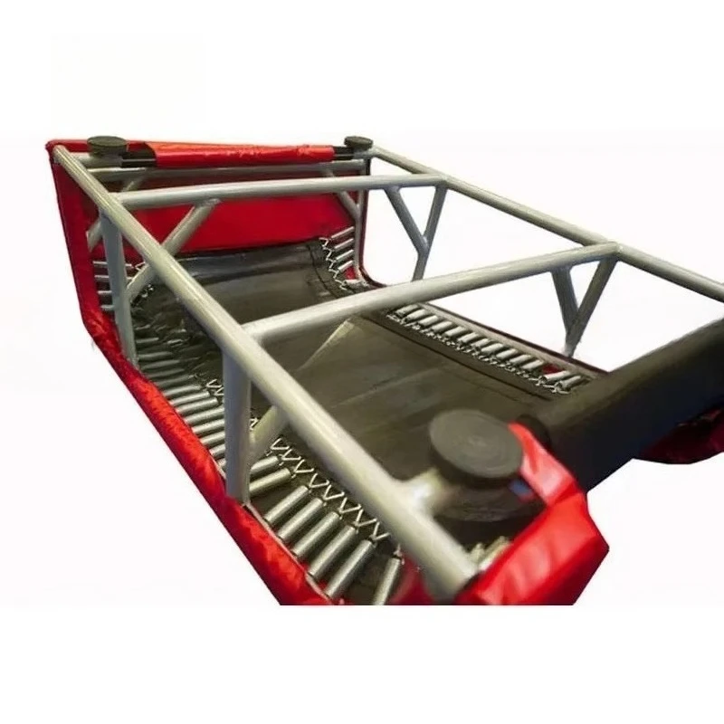 Mini trampoline for gymnastics vault training - T-shaped trainer