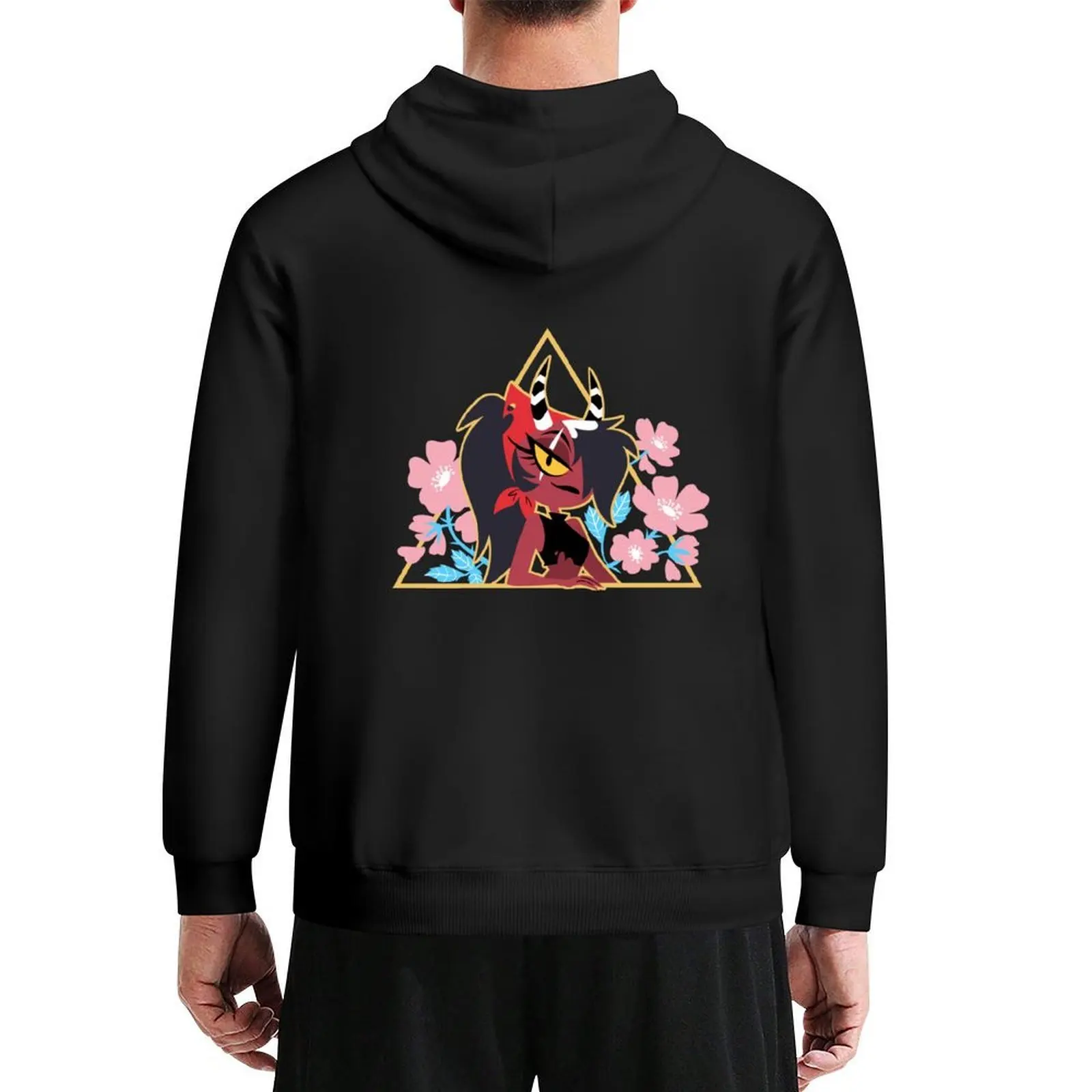 Helluva Boss-Pride Sallie May Sudadera con capucha estilo japonés moda hombres suéter de invierno camisetas gráficas hombres chándal hombres