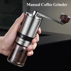 Manual Coffee Grinder High Quality Hand Coffee Mill With Ceramic Grinding Core 6 Adjustable Settings Portable Coffee Grinder