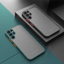 [GOALXIXI] Luxury Matte Case For Samsung Galaxy A Series A05 A15 A55 A53 A54 A71 A72 A73 A51 4G 5G Shockproof Armor Bumper Cover