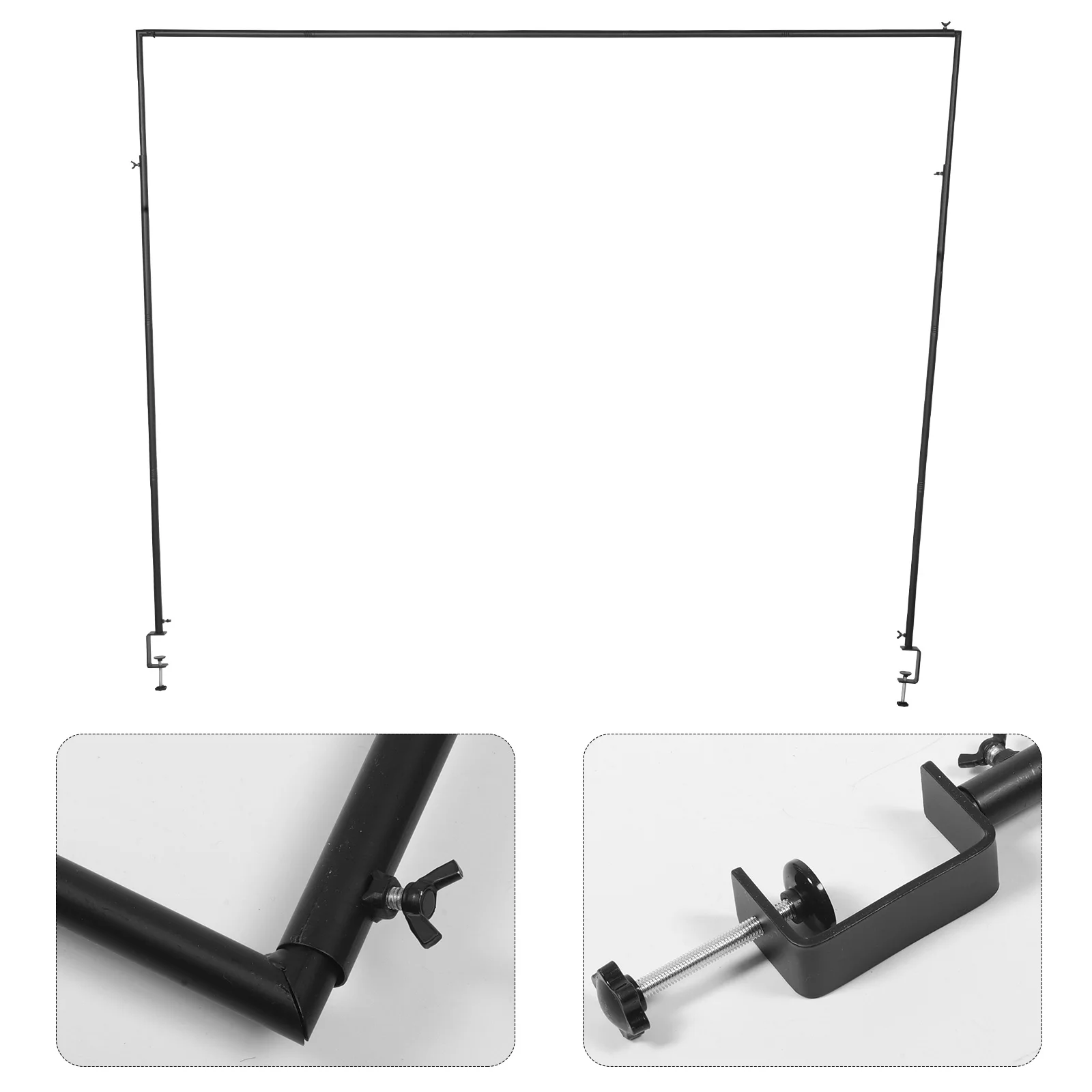 

Multifunction Stand The Table Rod Holder Work Desk Accessories Organizer Purse Hanger for Clip Office