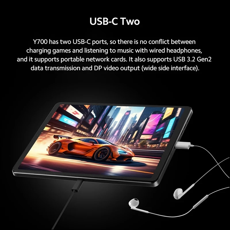 Global ROM Lenovo LEGION Y700 2025 Tablet 256 GB/512 GB Snapdragon 8 Gen 3 Octa Core 8,8 Zoll 165 Hz Display Android 6550 mAh